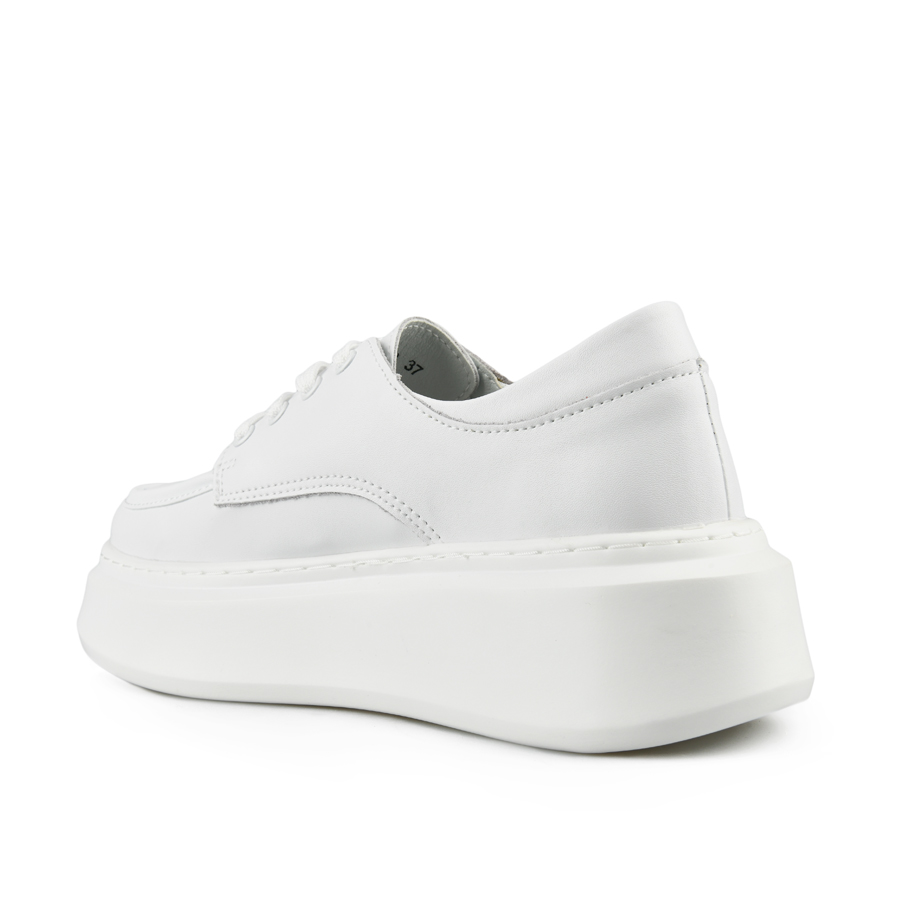 дамски обувки естествена кожа бели 3