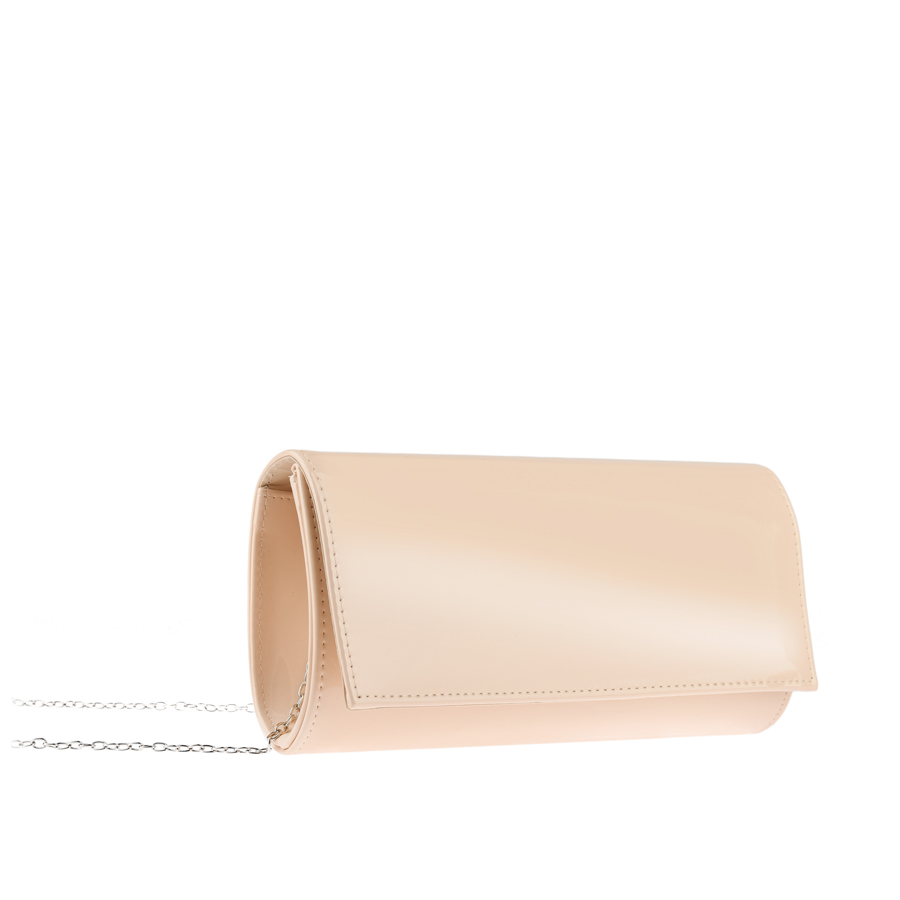 дамски клъч еко кожа бежов 0