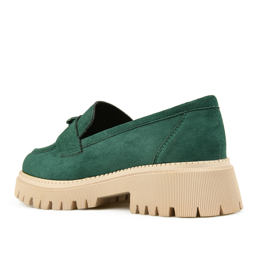 дамски обувки текстил зелени 3