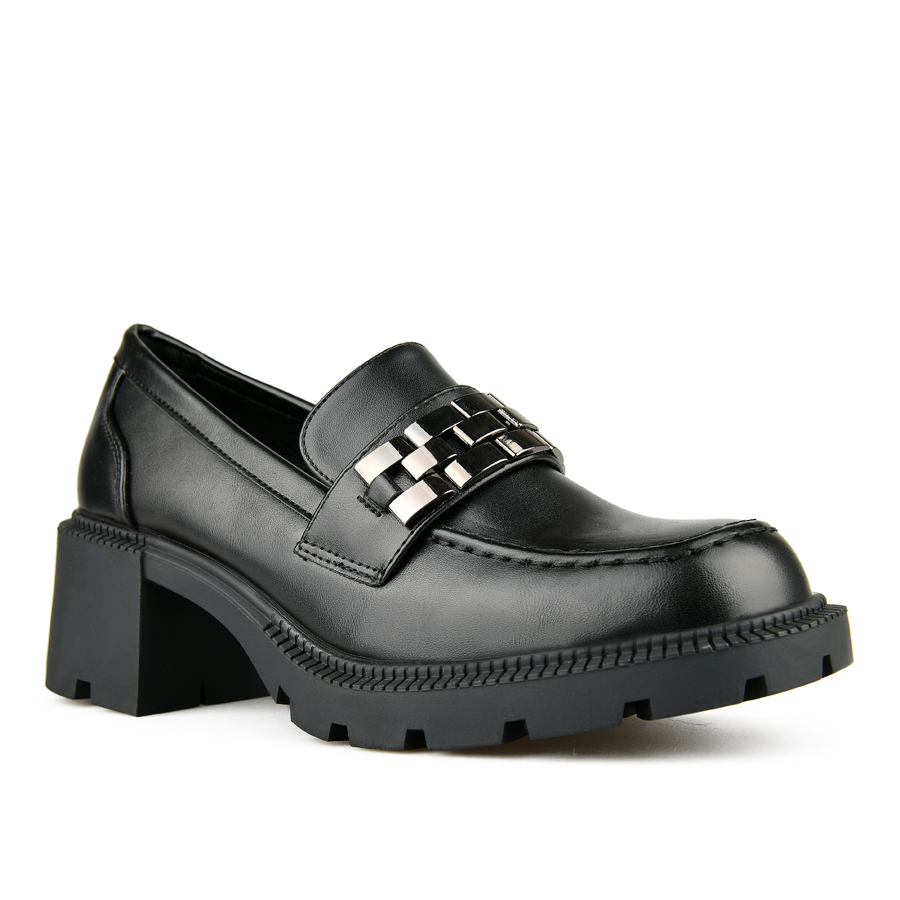 γυναικεία παπούτσια οικολογικό δέρμα μαύρο 2