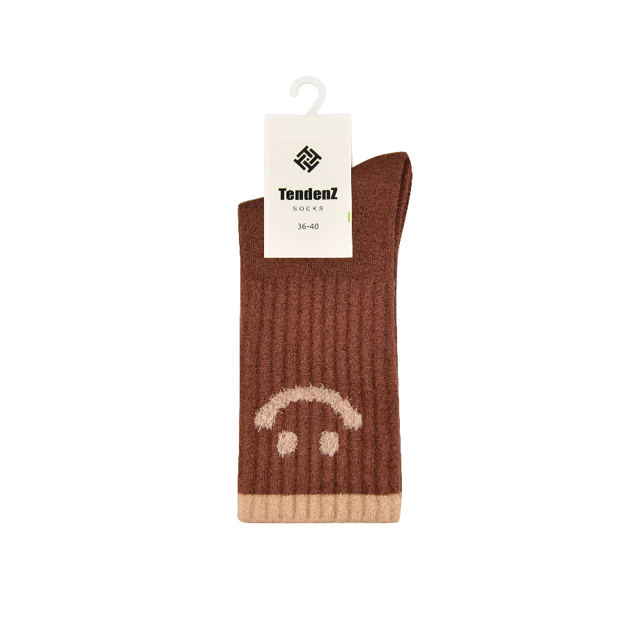 șosete damă textil maro deschis 0