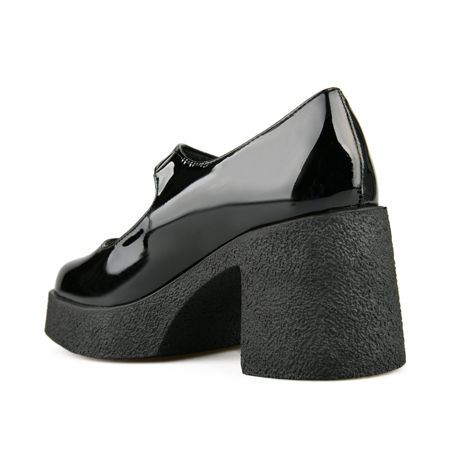 γυναικεία παπούτσια οικολογικό δέρμα μαύρο 3