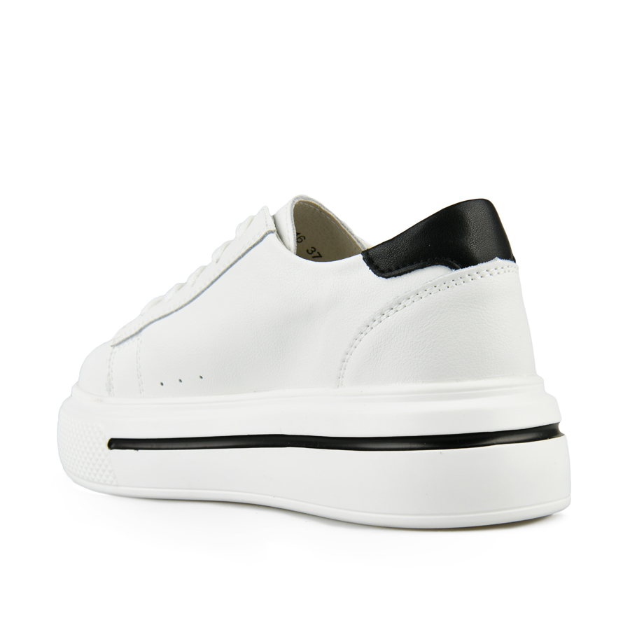 γυναικεία παπούτσια φυσικό δέρμα λευκά 3