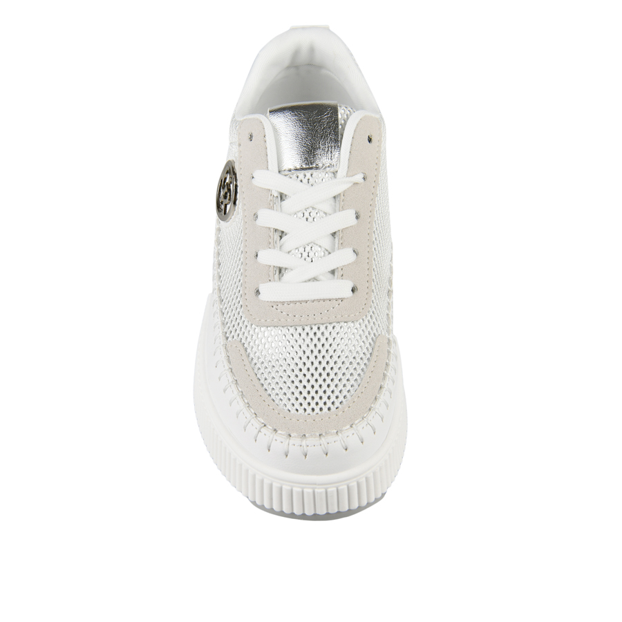 дамски обувки текстил бели 2