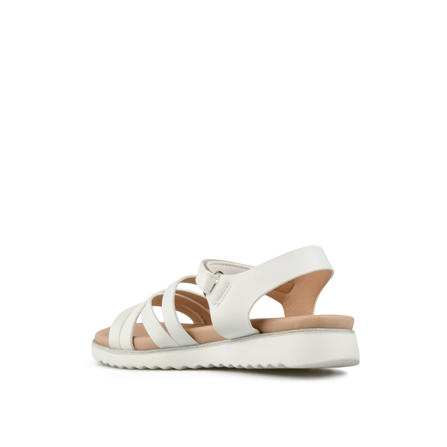 παιδικά σανδάλια οικολογικό δέρμα λευκά 3