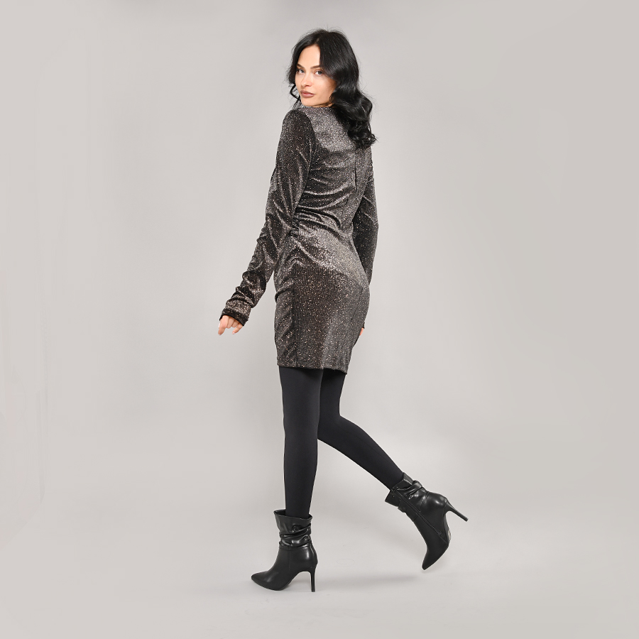 γυναικεία μποτάκια οικολογικό δέρμα μαύρο 6