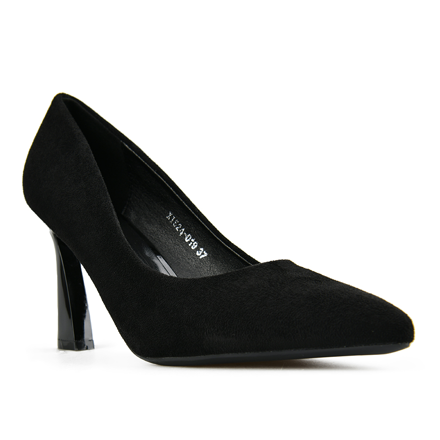 γυναικεία παπούτσια ύφασμα μαύρο 1