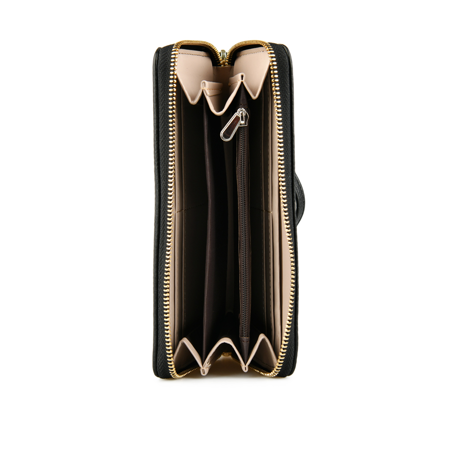 portofel damă piele ecologică negru 2