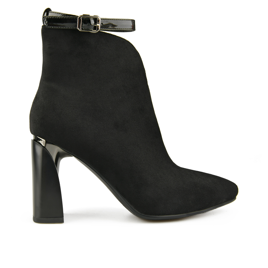 дамски боти текстил черни 0