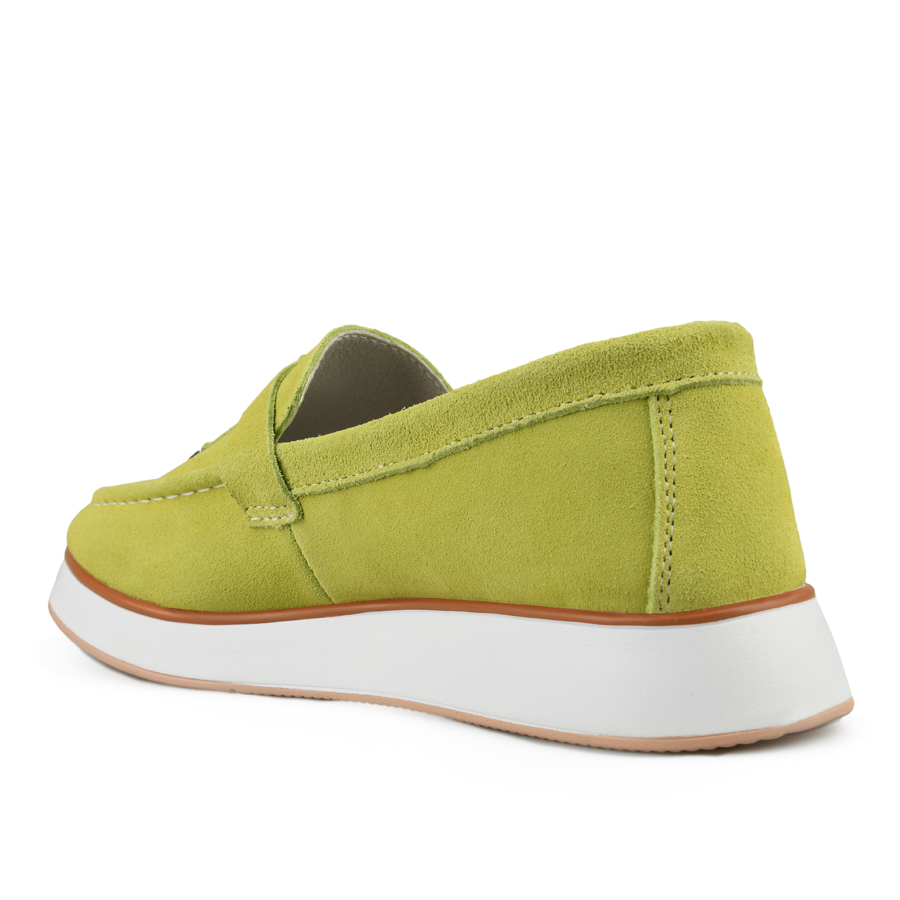 γυναικεία παπούτσια φυσικό δέρμα πράσινα 3