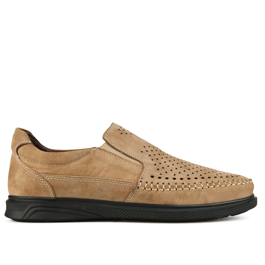 мъжки обувки естествена кожа бежови 0