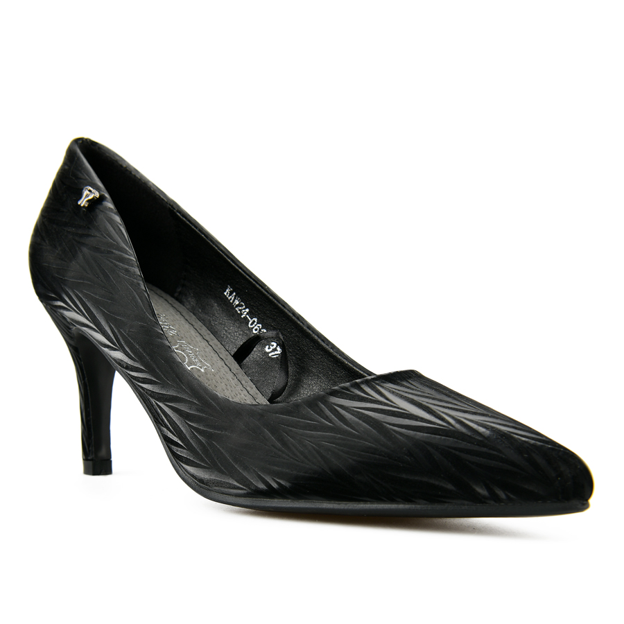 pantofi damă piele ecologică negru 2