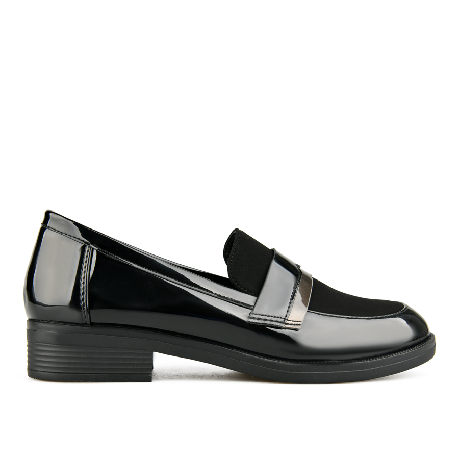 γυναικεία παπούτσια ύφασμα/οικολογικό δέρμα μαύρο 0