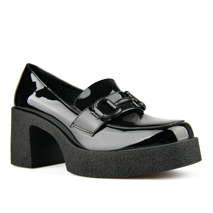 γυναικεία παπούτσια οικολογικό δέρμα μαύρο 2