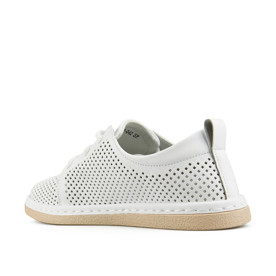 дамски обувки естествена кожа бели 3