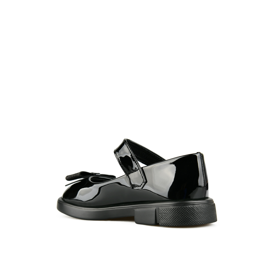 παιδικά παπούτσια οικολογικό δέρμα μαύρο 3