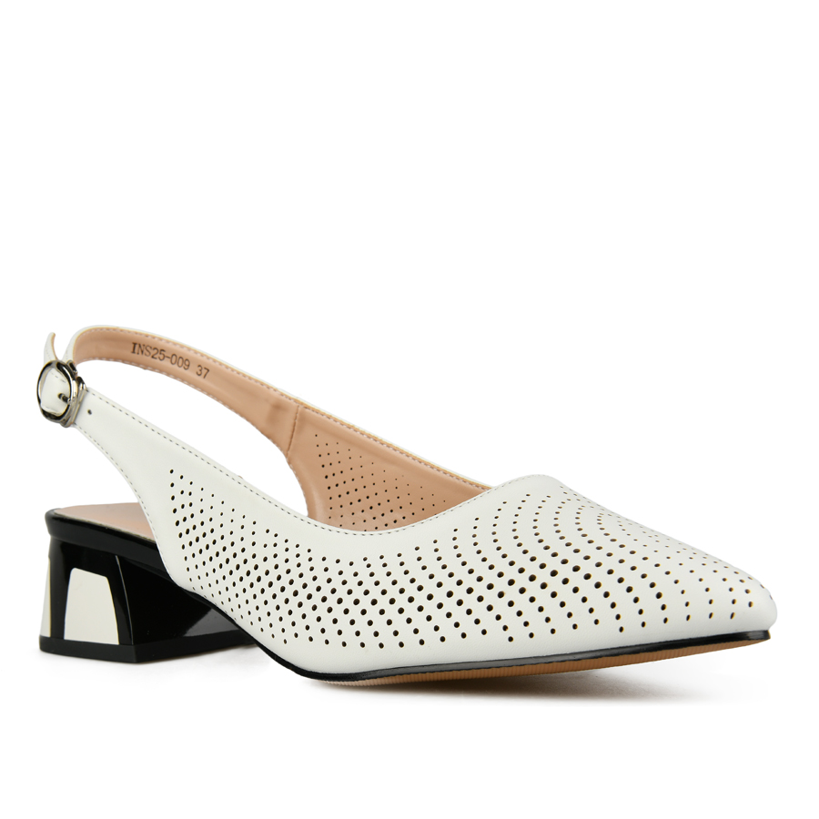 γυναικεία σανδάλια οικολογικό δέρμα λευκά 2