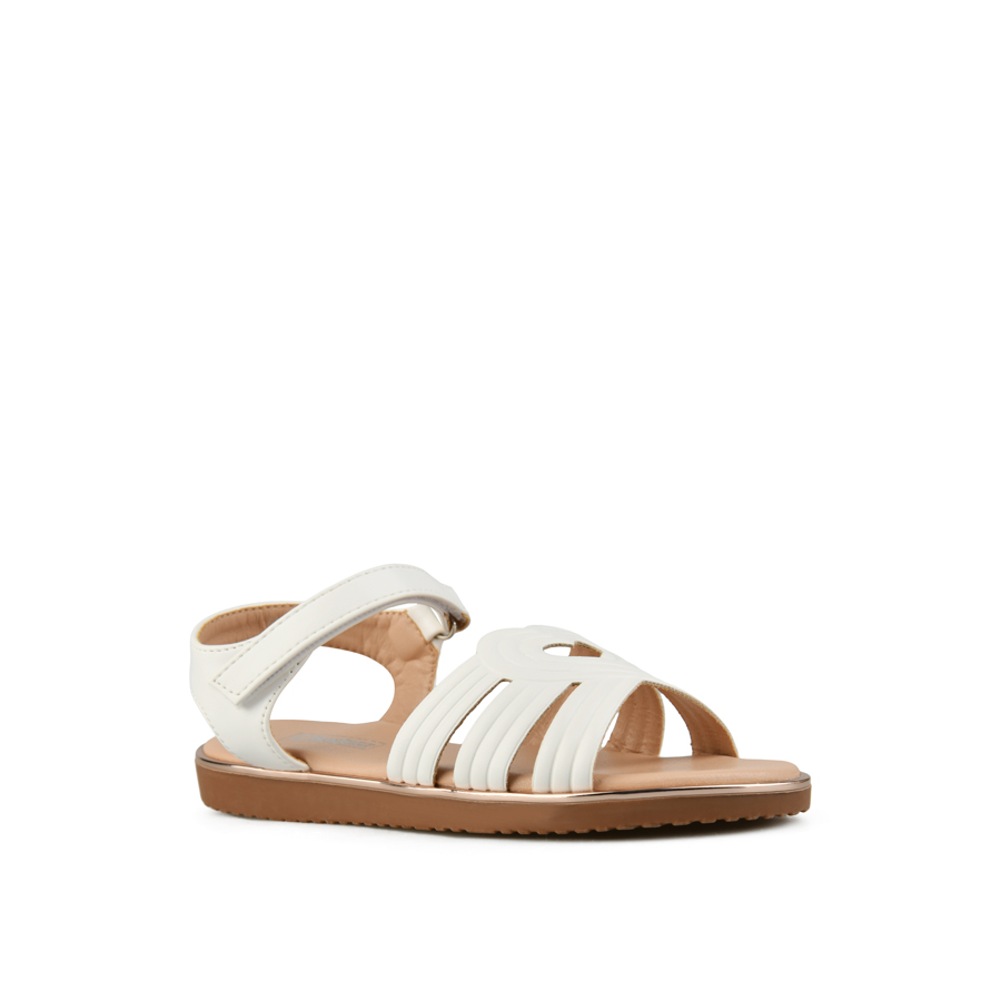 детски сандали еко кожа бели 2