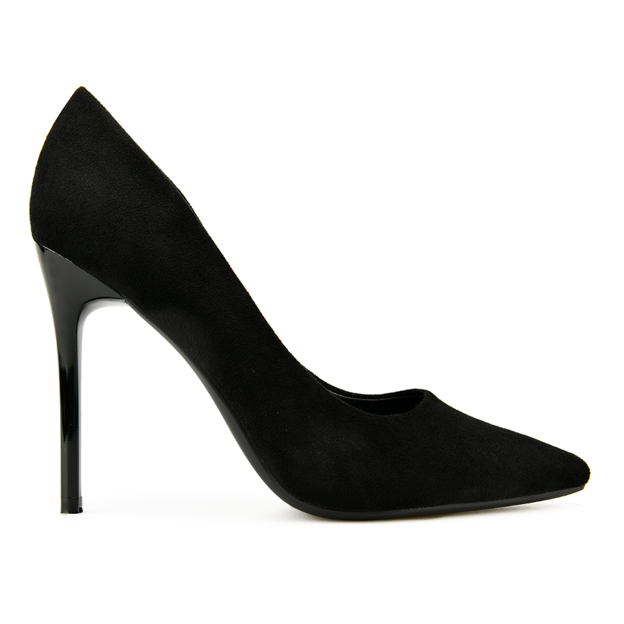 pantofi damă textil negru 0