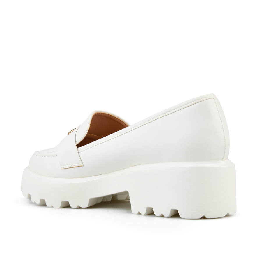 γυναικεία παπούτσια οικολογικό δέρμα λευκά 3