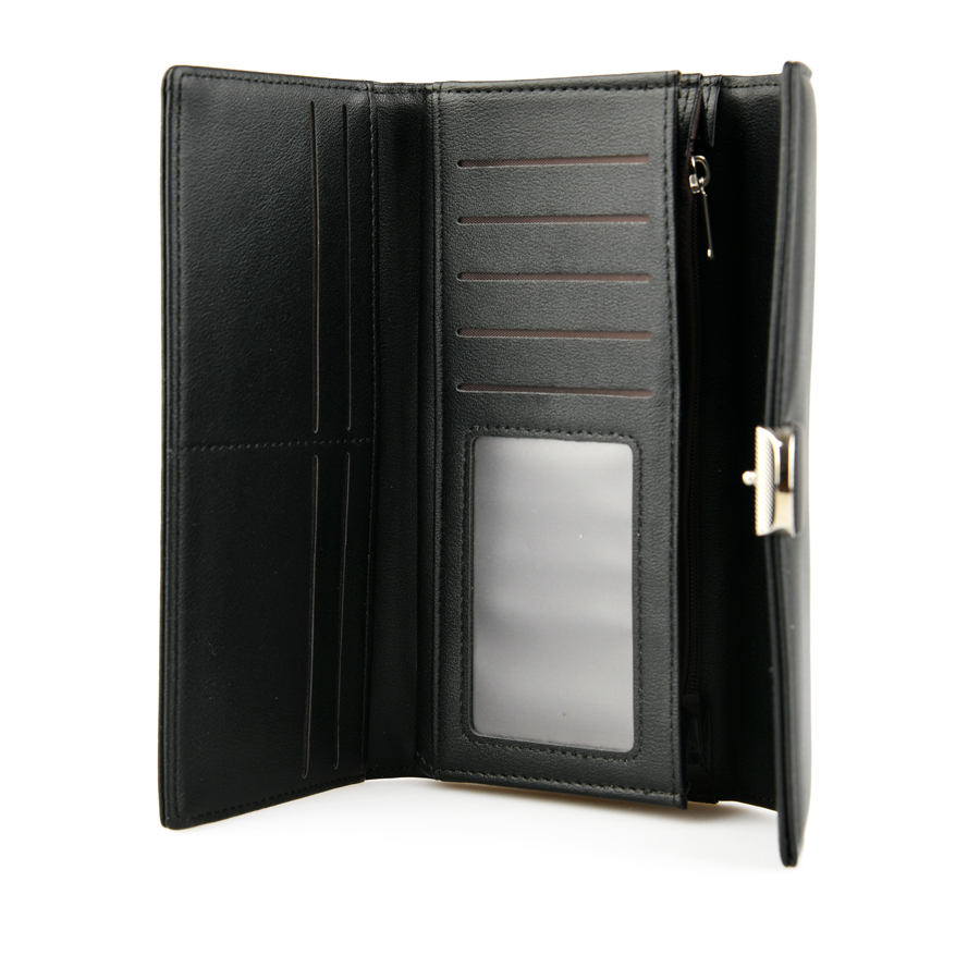 portofel damă piele ecologică negru 2