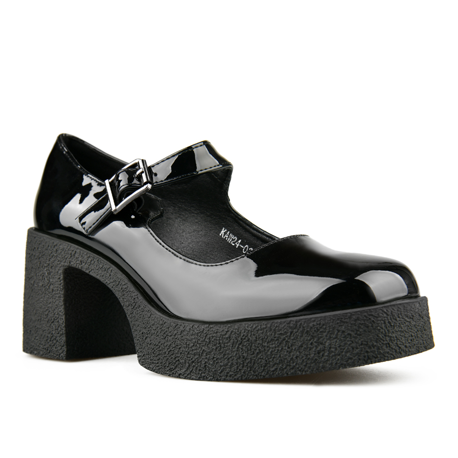 γυναικεία παπούτσια οικολογικό δέρμα μαύρο 2