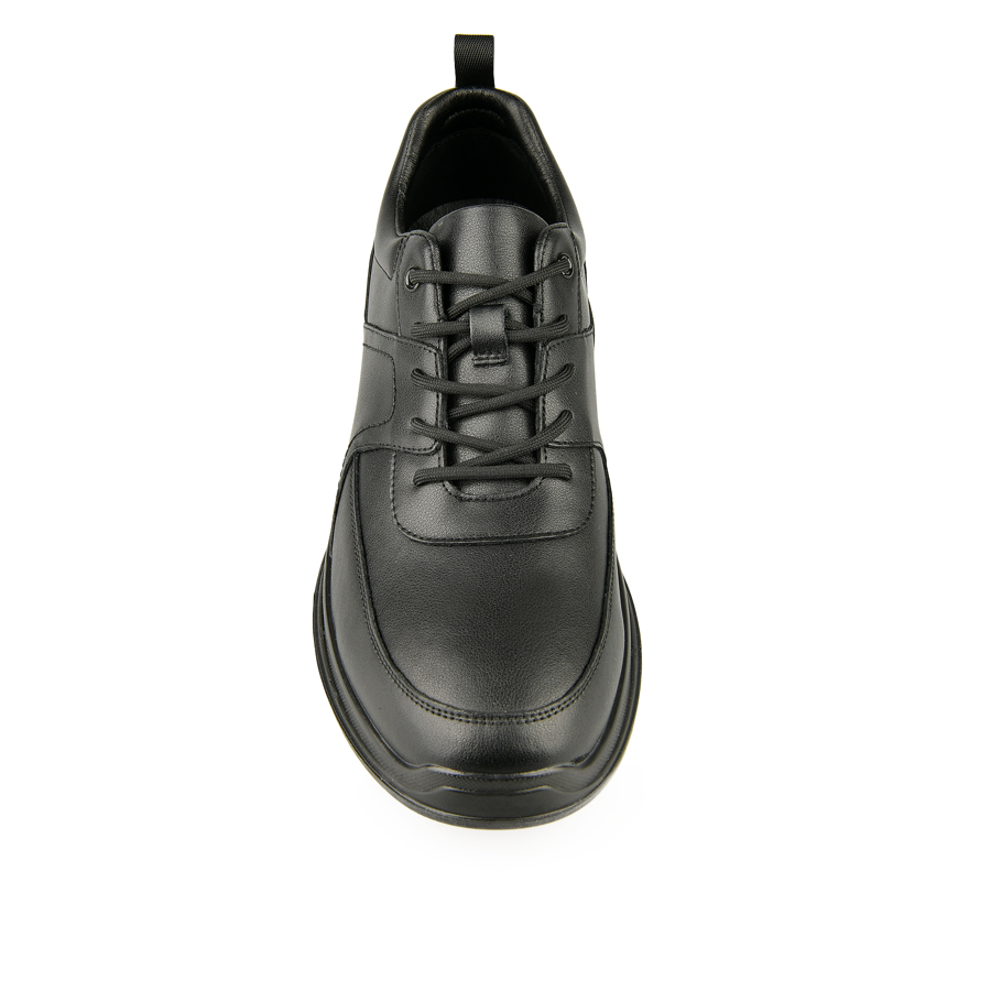 ανδρικά παπούτσια φυσικό δέρμα μαύρο 1