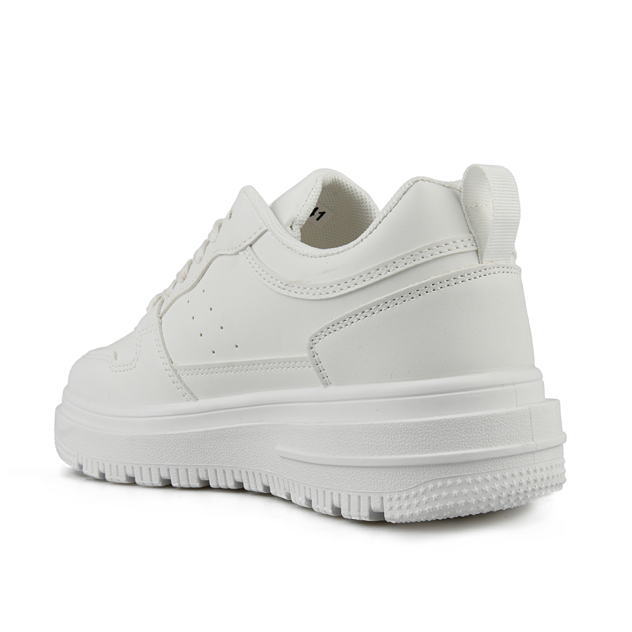 teniși damă piele ecologică alb 3