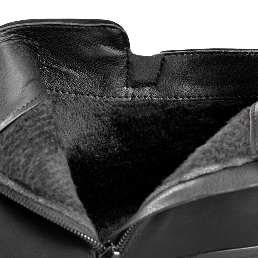 botine damă piele ecologică negru 6
