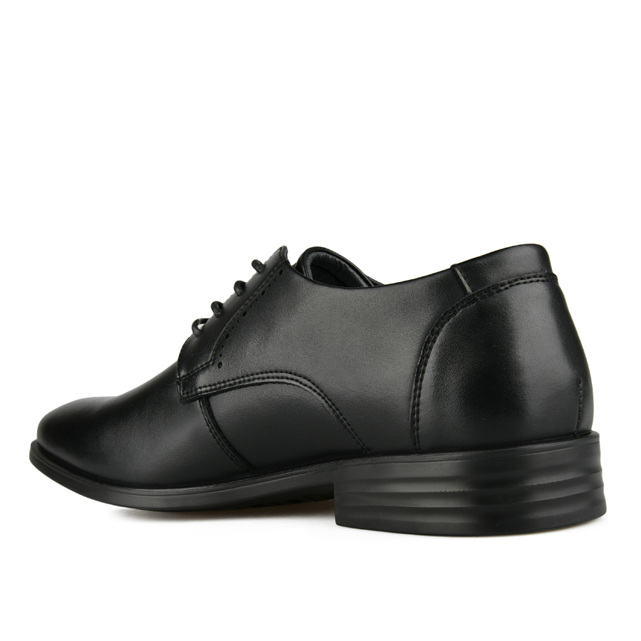 ανδρικά παπούτσια φυσικό δέρμα μαύρο 3