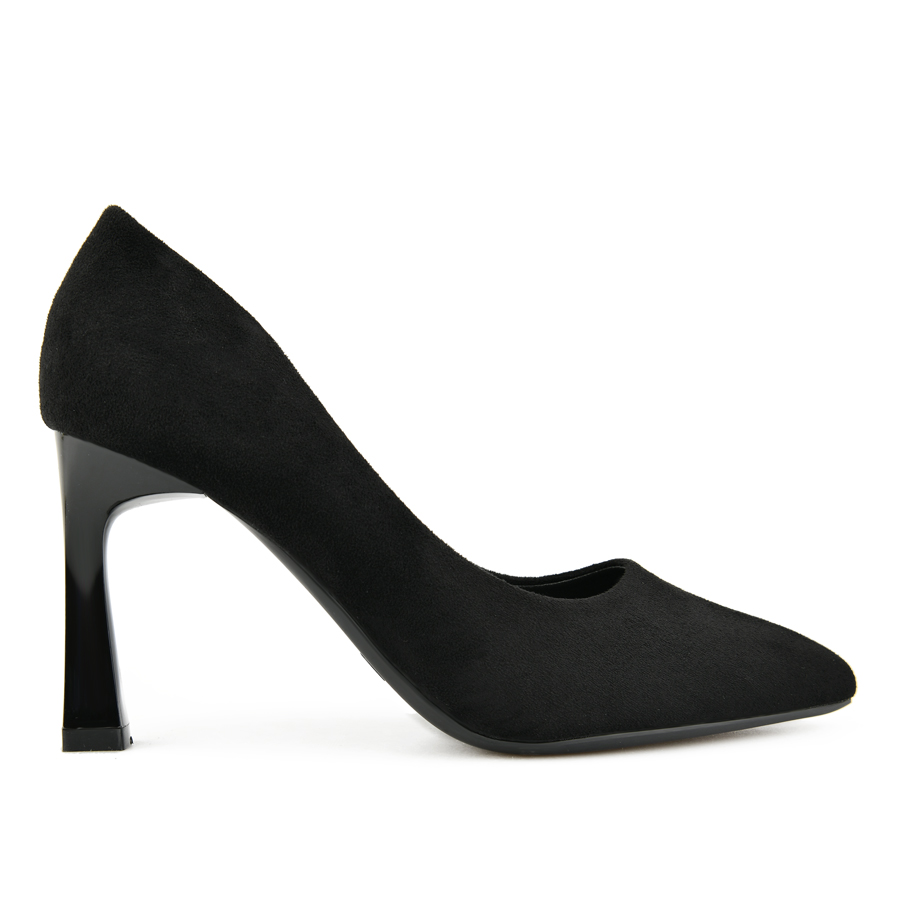 pantofi damă textil negru 0