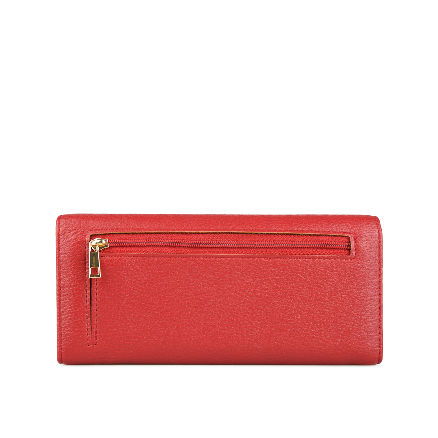 γυναικείο πορτοφόλι οικολογικό δέρμα κόκκινο 1