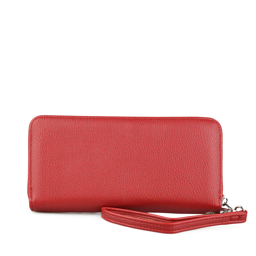 portofel damă piele ecologică roșu 1