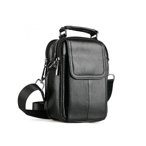 ανδρική casual τσάντα σε μαύρο χρώμα 0150485