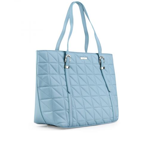 Γυναικεία καθημερινή τσάντα μπλε 0149501