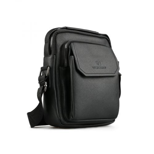 ανδρική casual τσάντα μαύρη 0151436