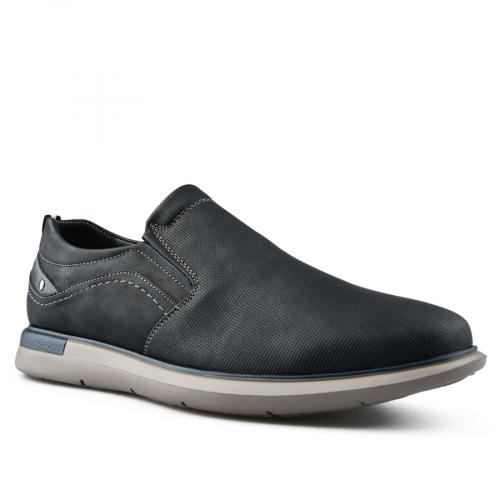 Ανδρικά παπούτσια casual μαύρο χρώμα 0148808