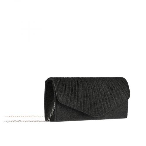 Γυναικεία κομψή τσάντα σε μαύρο χρώμα 