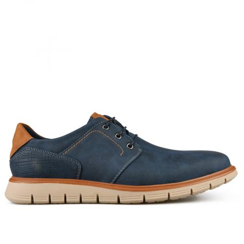 Pantofi casual pentru bărbaţi,de culoare albastru 