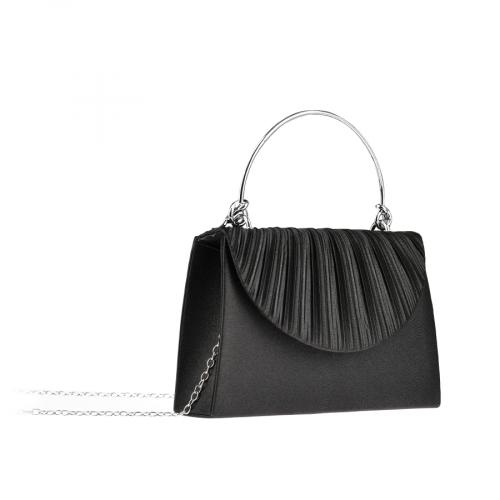 Γυναικεία κομψή τσάντα σε μαύρο χρώμα