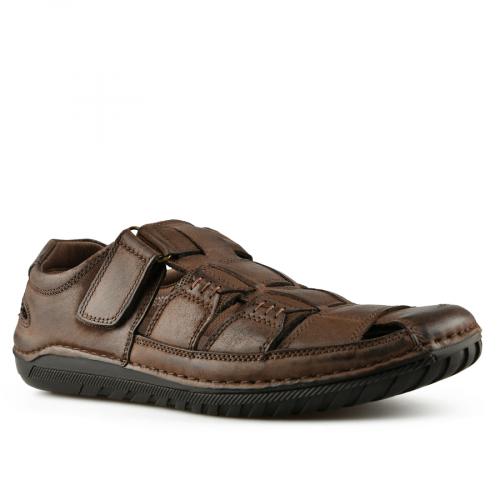 Sandale casual pentru bărbaţi, de culoare maro 