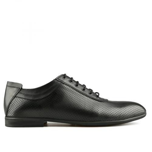 Ανδρικά κομψά μαύρα παπούτσια 0146510