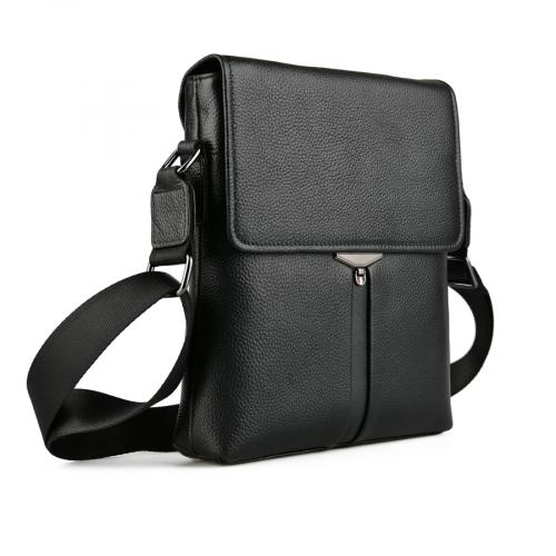 ανδρική casual τσάντα σε μαύρο χρώμα 0150500