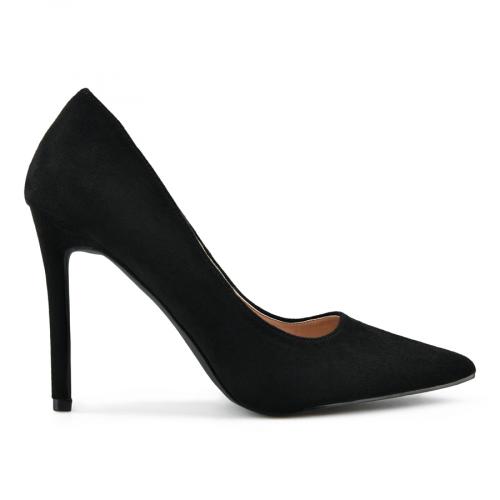 Γυναικεία κομψά παπούτσια μαύρο χρώμα 0148713