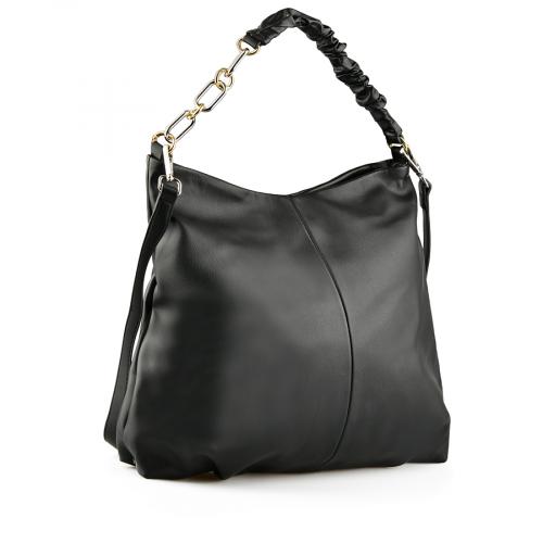 Γυναικεία καθημερινή τσάντα χρώμα μαύρο  