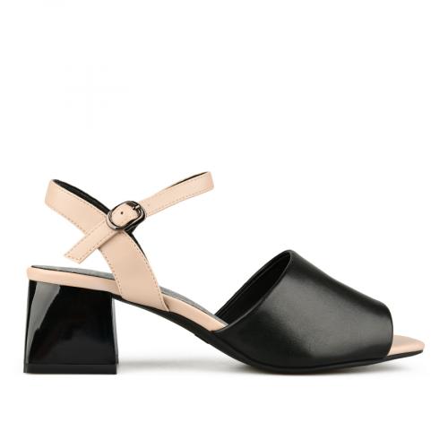 Sandale elegante de damă, de culoare negru 