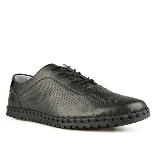 ανδρικά casual παπούτσια σε μαύρο χρώμα 0149255

