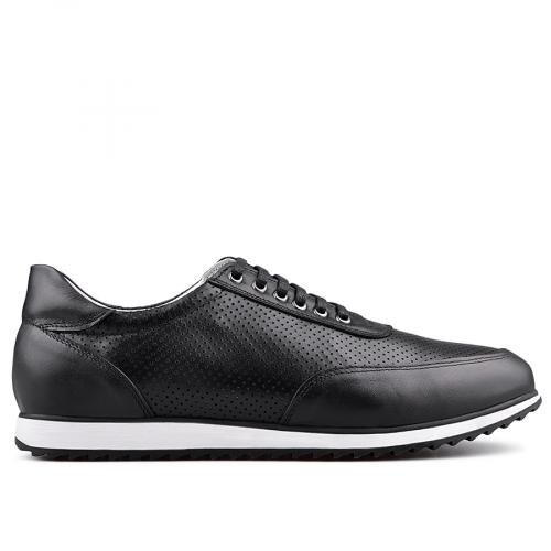 мъжки ежедневни обувки черни 0134757