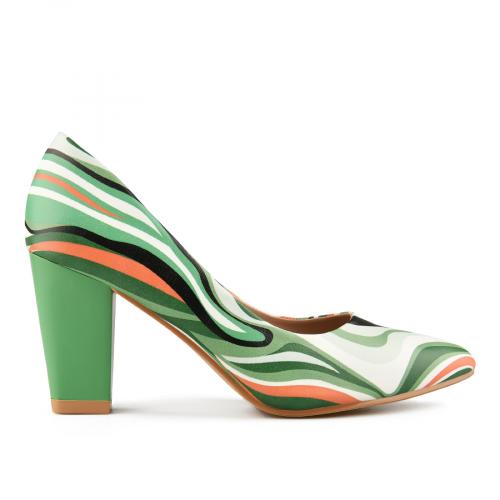 Γυναικεία κομψά παπούτσια πράσινο χρώμα 0147974
