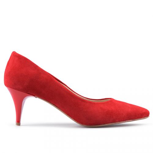 дамски елегантни обувки червени 0124745